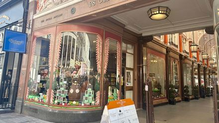 The Old Bond Street shop front. Image courtesy of Charbonnel et Walker.