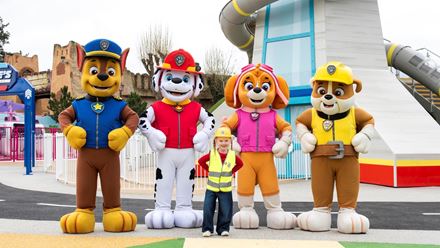 Enjoy themed lands inspired by popular characters, including a new Paw Patrol area. Image courtesy of Merlin Entertainments.