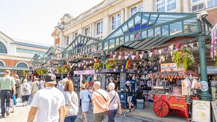 The entrance to Jubilee Market Hall. Credit: Pete Le May. Image courtesy of Jubilee Market Hall Ltd.