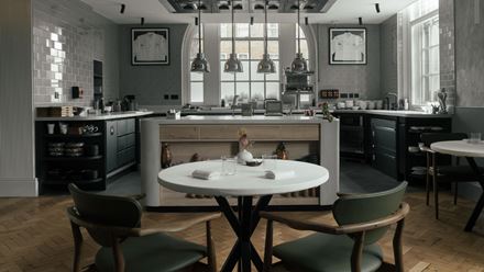 The dining room. Credit: Alex Teuscher. Image courtesy of Lotus Land.