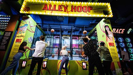 Playing Alley Hoop. Image courtesy of Fairgame.