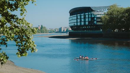 Fulham Pier overlooking the river. Credit: James Parsons. Image courtesy of Premier Comms.