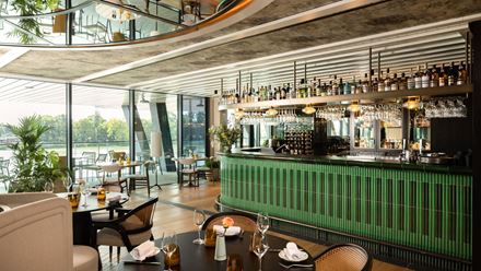 Constance restaurant at Fulham Pier. Image courtesy of Premier Comms.