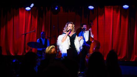 A trio of performers at Orange Box. Image courtesy of Premier Comms.