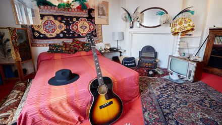 Jimi Hendrix’s room. Credit: Michael Bowles. Image courtesy of Handel Hendrix House.
