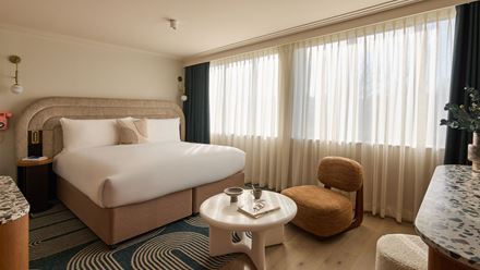 A Premium room. Credit: Veerle Evens. Image courtesy of Lancaster Landmark Group.