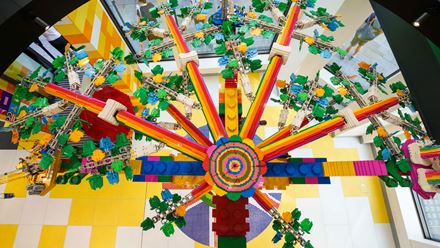 A LEGO tree seen from above. Credit: Scott Garfitt/PinPep. Image courtesy of Smarts.