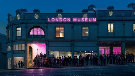 Browse more than seven million objects that tell London's unique story at London Museum in Smithfield. Credit: © Asif Khan Studio Mir. Image courtesy of London Museum.