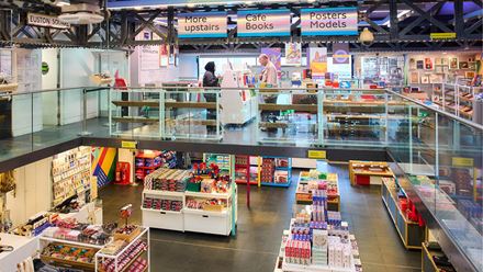 Inside the London Transport Museum shop. Credit: Alick Cotterill. Image courtesy of London Transport Museum.