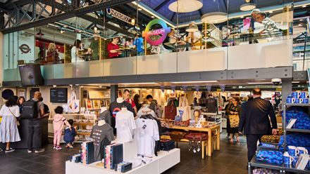 London-related merchandise on display. Credit: Alick Cotterill. Image courtesy of London Transport Museum.