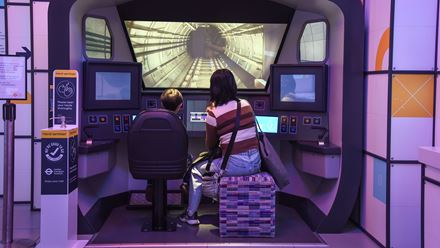 Get involved at the future Engineers gallery at London Transport Museum Covent Garden. Image courtesy of the London Transport Museum.
