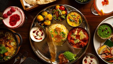 Thali dishes. Credit: David Robson. Image courtesy of MW Eat.