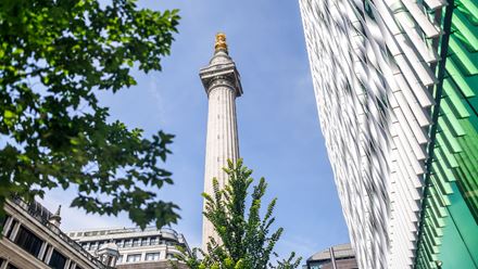 The Monument. Credit: London & Partners/Michael Barrow.