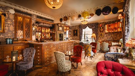Inside Mr Fogg's Gin Parlour Covent Garden. Credit: Johnny Stevens. Image courtesy of Inception Group.