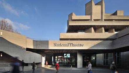 National Theatre entrance. Credit: Philip Vile. Image courtesy of National Theatre.