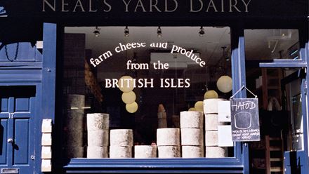 The Covent Garden shop front. Image courtesy of Neal’s Yard Dairy.