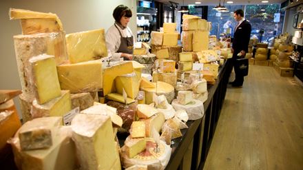 The cheese counter. Image courtesy of Paxton & Whitfield.