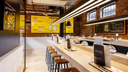 The counter at Pick and Cheese Camden. Image courtesy of The Cheese Bar.