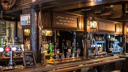 The bar. Image courtesy of Greene King.