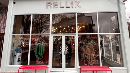 Find unique vintage fashion at Rellik and pick up a retro piece with a story to tell. Credit: Fiona Stuart. Image courtesy of Rellik.
