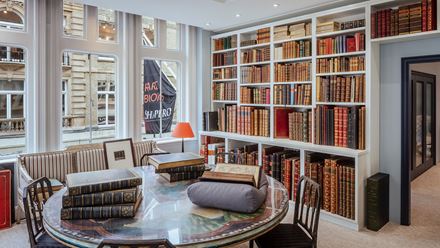 Shapero Rare Books rare book room. Credit: Marcus Peel. Image courtesy of Shapero Rare Books.