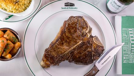 A steak dish. Credit: Giles Christopher. Image courtesy of Smith & Wollensky London.