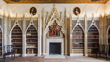 The Library. Credit: Matt Chung. Image courtesy of Strawberry Hill House.
