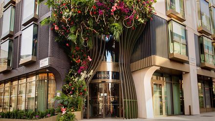 The BoTree London, Curio Collection by Hilton, a stylish boutique hotel that sits at the crossroads between Marylebone, Mayfair and Soho. Image courtesy of Hilton.
