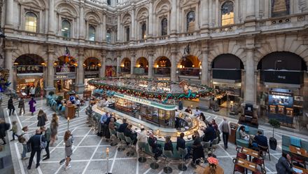 Inside the Royal Exchange. Credit: John Sturrock. Image courtesy of Fier & Folk.