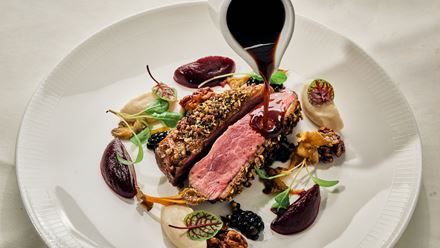 Food at The Winter Garden. Credit: Jonathan Stewart. Image courtesy of Roche Communications.