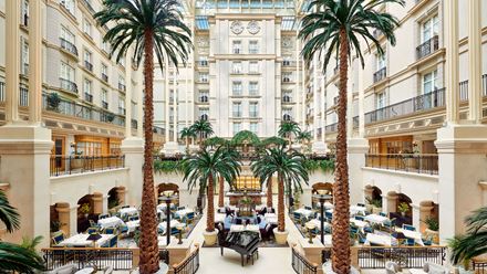 The Winter Garden from above. Credit: Jonathan Stewart. Image courtesy of Roche Communications.