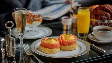 Eggs Florentine. Copyright: Tim Winter. Image courtesy of The Wolseley Hospitality Group.
