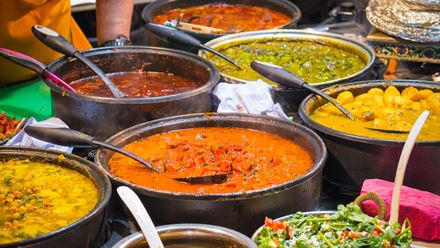 Discover plenty of award-winning curry houses and Indian restaurants in Brick Lane. Credit: I Wei Huang. Image courtesy of Shutterstock.
