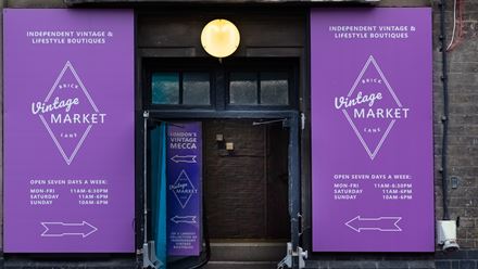 Brick Lane Vintage Market is open daily. Credit: Chris Lawrence Images. Image courtesy of Shutterstock.