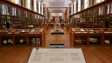 The Enlightenment Gallery at the British Museum. Image courtesy of the British Museum.