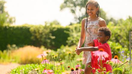 There’s plenty for families to explore among the gardens at Chiswick House and Gardens.Image courtesy of Chiswick House & Gardens Trust. Image credit: Andre Pattenden.