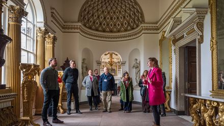 Join a guided tour to discover more about the history and interiors of Chiswick House. Image courtesy of Chiswick House & Gardens Trust. Image credit: Andre Pattenden.