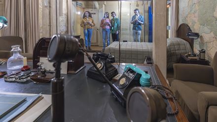 Discover the stories of the hundreds of men and women who worked, ate and slept in the underground War Rooms. Image courtesy of Imperial War Museums.