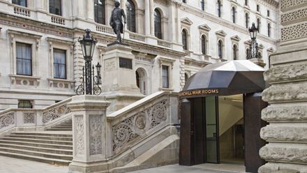 Head underground to walk the top-secret corridors and learn about Winston Churchill. Image courtesy of Imperial War Museums.