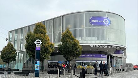 Téléphériques IFS Cloud au départ de la péninsule de Greenwich à Londres, image fournie par TFL