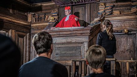 Step into the courtroom of London's maddest Judge - how will you plead? Guilty or very guilty? Image courtesy of The London Dungeon.