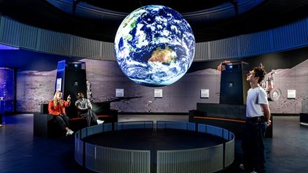 Space Gallery at the Science Museum. Image courtesy of the Science Museum Group.