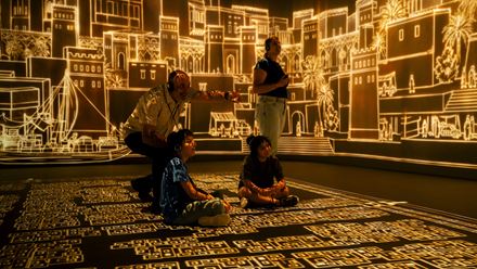 Timewalk is a great experience for families and curious minds of all ages. Credit: Sandra Ciampone. Image courtesy of DEM Museums.