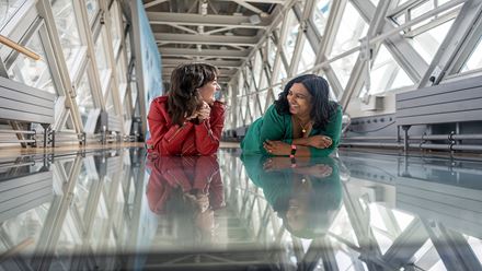 Enjoy panoramic views of the city from the Glass Floors at Tower Bridge. Credit: Michael Barrow. Image courtesy of London & Partners.