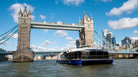 Admirez Londres à bord de l'une des croisières touristiques de la Tamise. ©City Cruises- crédit photo: Christopher Ison