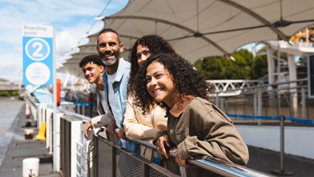 The cruise departs from the London Eye Waterloo Pier, Boarding Gate One several times a day. Image courtesy of Merlin Entertainments.