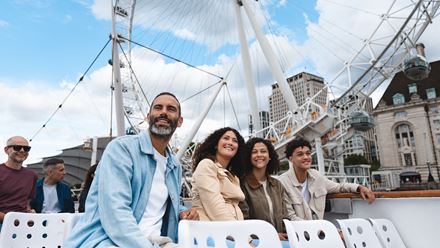 Make memories with the whole family on the London Eye River Cruise. Image courtesy of Merlin Entertainments.