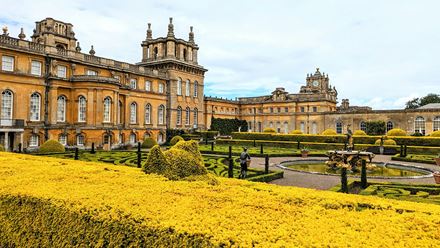 Visit Blenheim Palace and gardens. Image courtesy of Unsplash, credits: Michael Richardson 