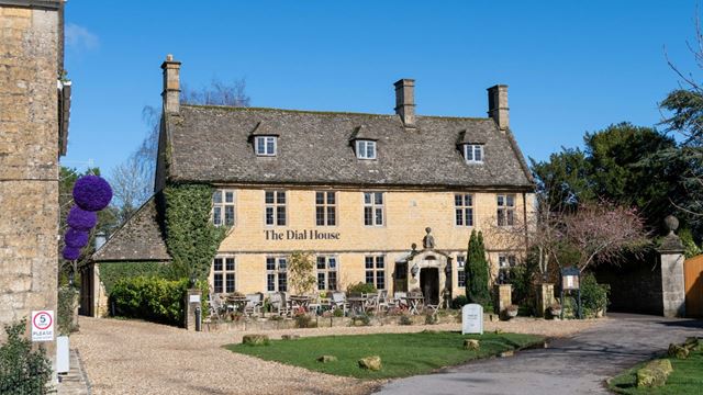 The dial house pub in bourton-on-the-water in the cotswolds.