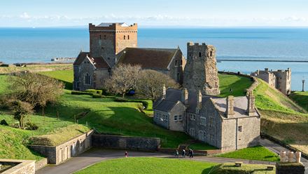 St. Mary's Church and Roman Pharos at Dover Castle. Image courtesy of Unsplash, photo credits: Tomasz Zielonka
